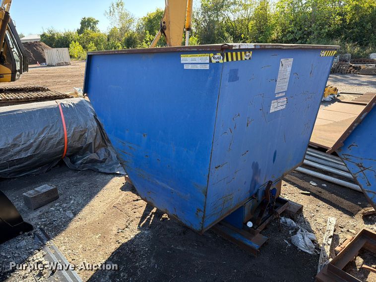 image for item FT6440 Vestil D-400-HD dump hopper