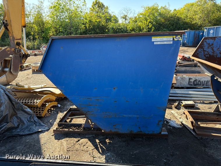 image for item FT6440 Vestil D-400-HD dump hopper