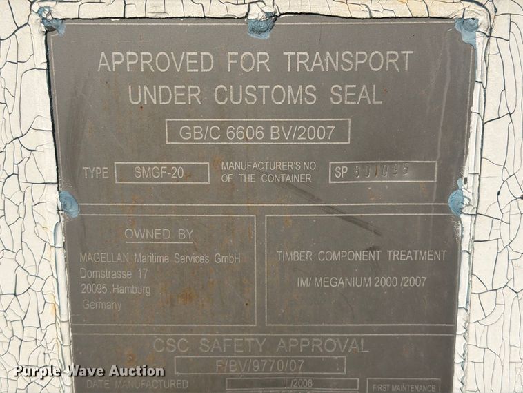 image for item FT6477 Conex shipping container