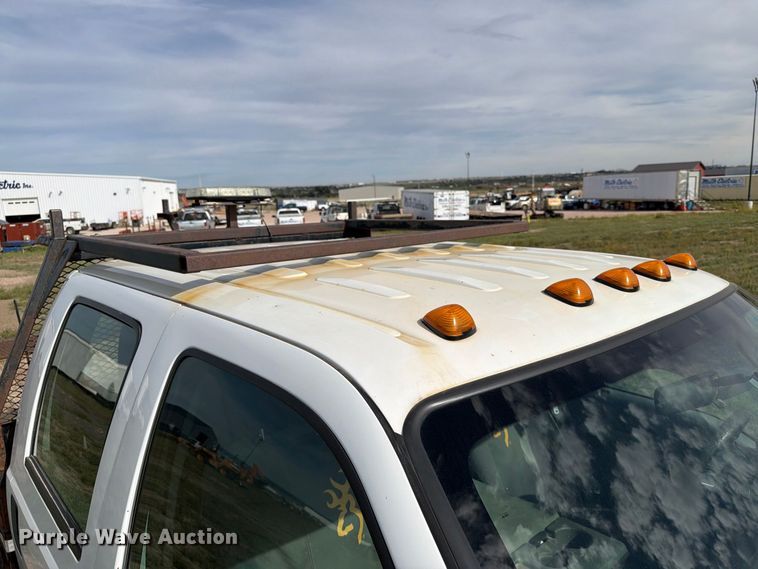 image for item FT6835 2012 Ford F350 Super Duty Crew Cab dump flatbed pickup truck