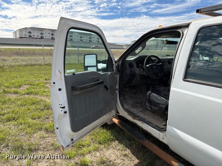 image for item FT6835 2012 Ford F350 Super Duty Crew Cab dump flatbed pickup truck
