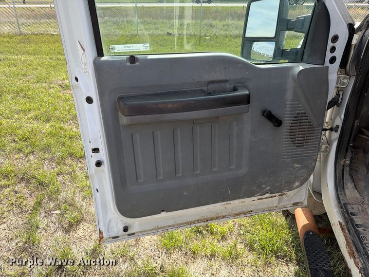 image for item FT6835 2012 Ford F350 Super Duty Crew Cab dump flatbed pickup truck