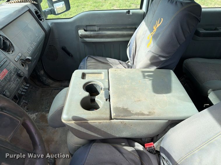 image for item FT6835 2012 Ford F350 Super Duty Crew Cab dump flatbed pickup truck