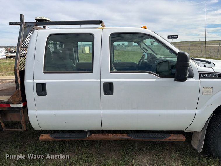 image for item FT6835 2012 Ford F350 Super Duty Crew Cab dump flatbed pickup truck