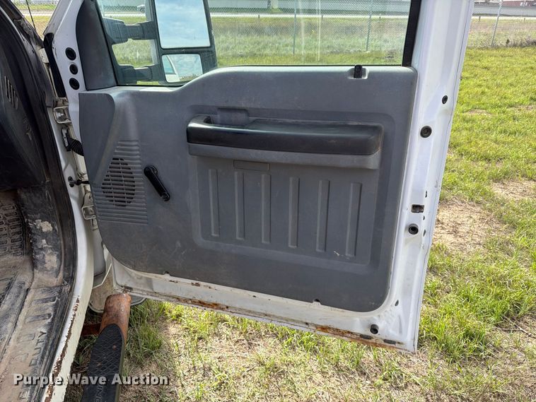 image for item FT6835 2012 Ford F350 Super Duty Crew Cab dump flatbed pickup truck