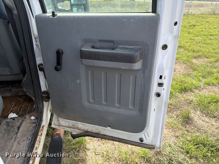 image for item FT6835 2012 Ford F350 Super Duty Crew Cab dump flatbed pickup truck