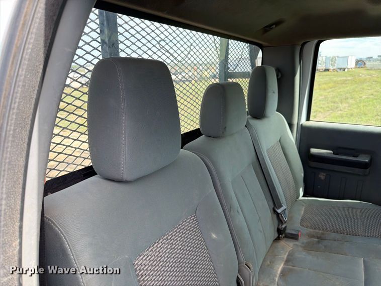 image for item FT6835 2012 Ford F350 Super Duty Crew Cab dump flatbed pickup truck