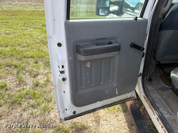 image for item FT6835 2012 Ford F350 Super Duty Crew Cab dump flatbed pickup truck