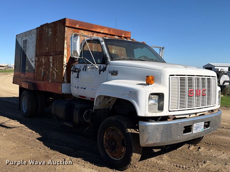 image for item FT7542 1992 GMC C6 water truck