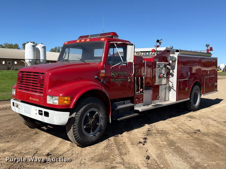 image for item FT7545 1990 International 4700 pumper fire truck