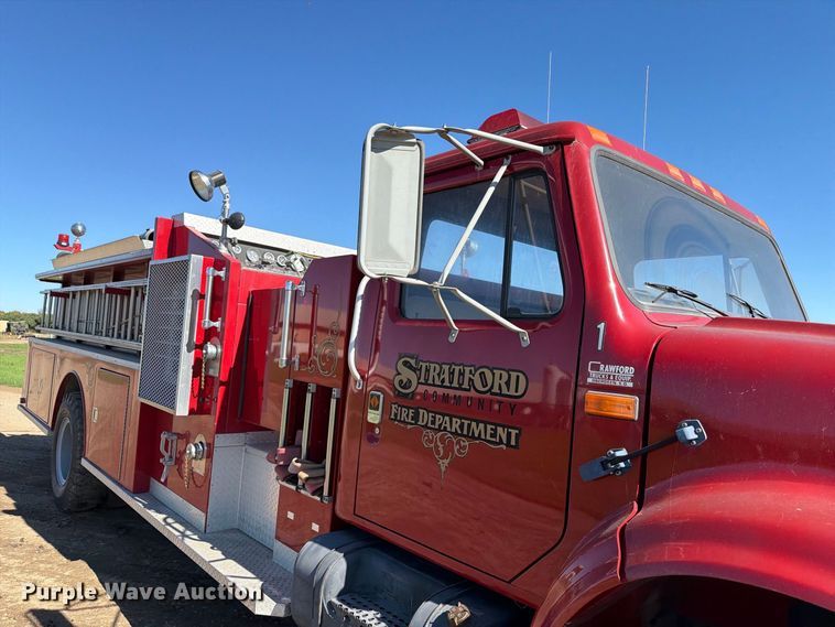 image for item FT7545 1990 International 4700 pumper fire truck