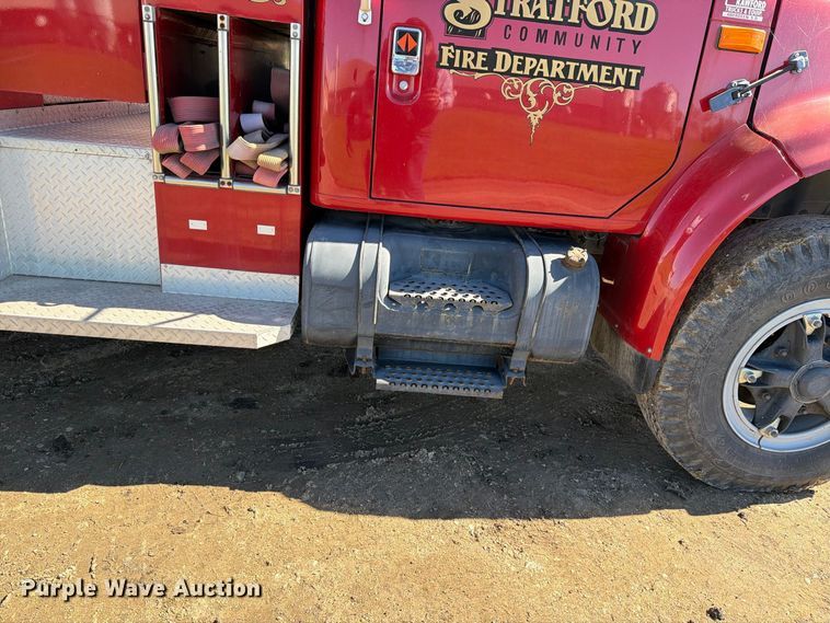 image for item FT7545 1990 International 4700 pumper fire truck