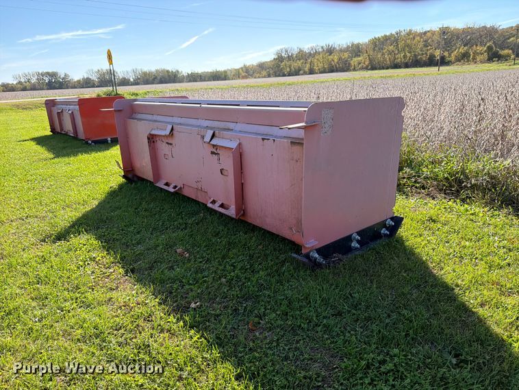 image for item FT7552 skid steer snow pusher