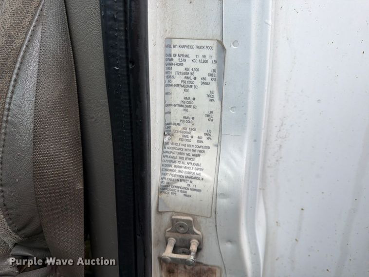image for item FU4725 2012 Chevrolet Express 3500 utility van