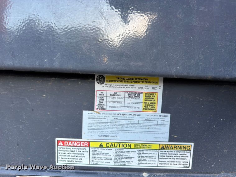image for item FU4739 2025 Norstar dump trailer