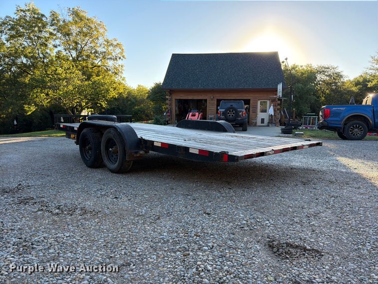 image for item FU4740 2022 Hull Porter tilt deck utility trailer