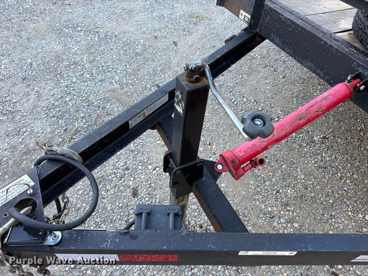 image for item FU4740 2022 Hull Porter tilt deck utility trailer