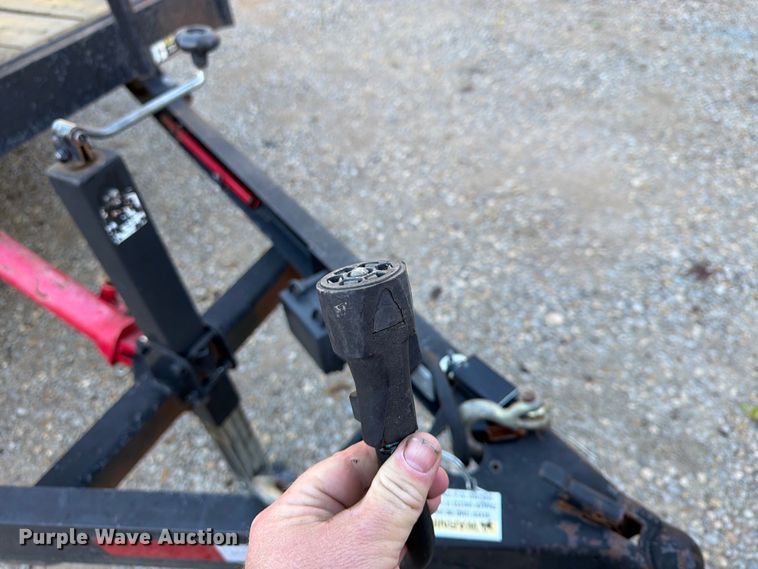 image for item FU4740 2022 Hull Porter tilt deck utility trailer