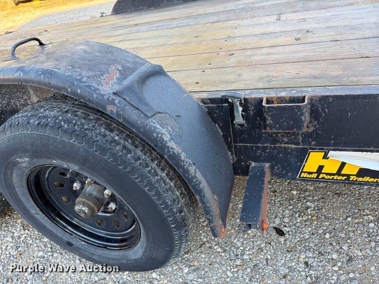 image for item FU4740 2022 Hull Porter tilt deck utility trailer