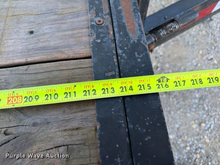 image for item FU4740 2022 Hull Porter tilt deck utility trailer
