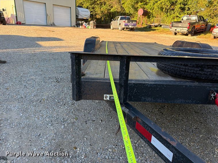 image for item FU4740 2022 Hull Porter tilt deck utility trailer