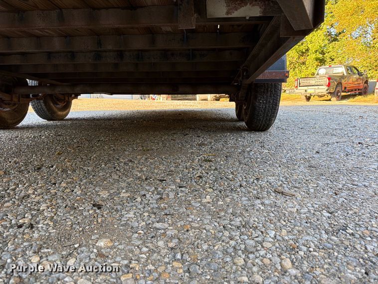 image for item FU4740 2022 Hull Porter tilt deck utility trailer