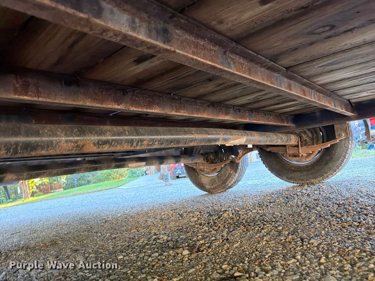image for item FU4740 2022 Hull Porter tilt deck utility trailer