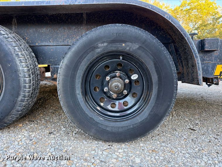 image for item FU4740 2022 Hull Porter tilt deck utility trailer