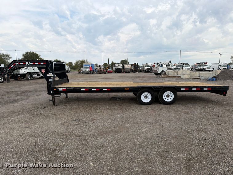image for item FW3505 2020 PJ Trailers LS242 flatbed trailer