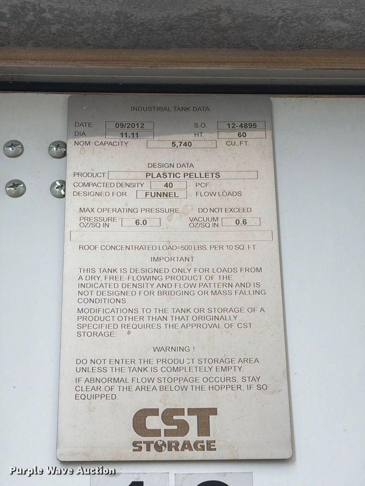 image for item NF9530 (2) CST Storage silos