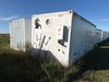 (2) portable restrooms container