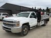 2015 Chevrolet Silverado 3500HD Crew Cab flatbed pickup truck