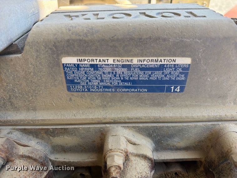 image for item YA5218 2005 Toyota 45 forklift