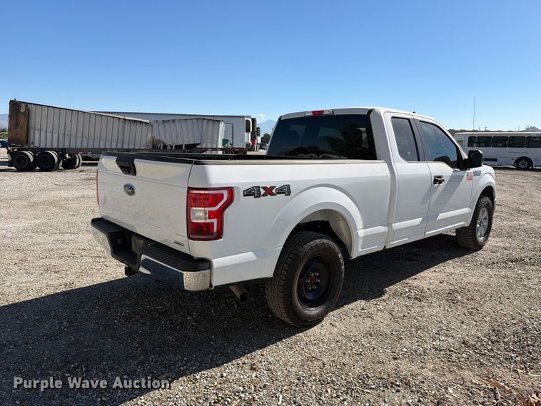 image for item YA5387 2019 Ford F150 Ext. Cab pickup truck
