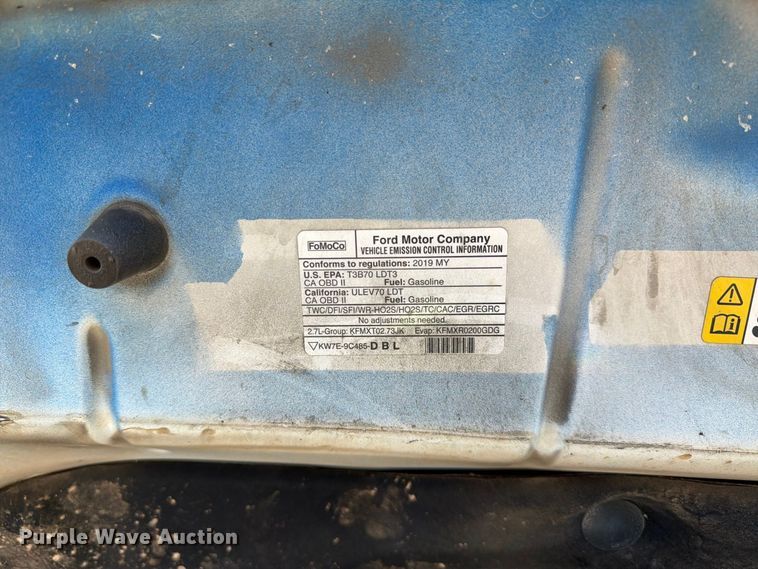 image for item YA5388 2019 Ford F150 Ext. Cab pickup truck