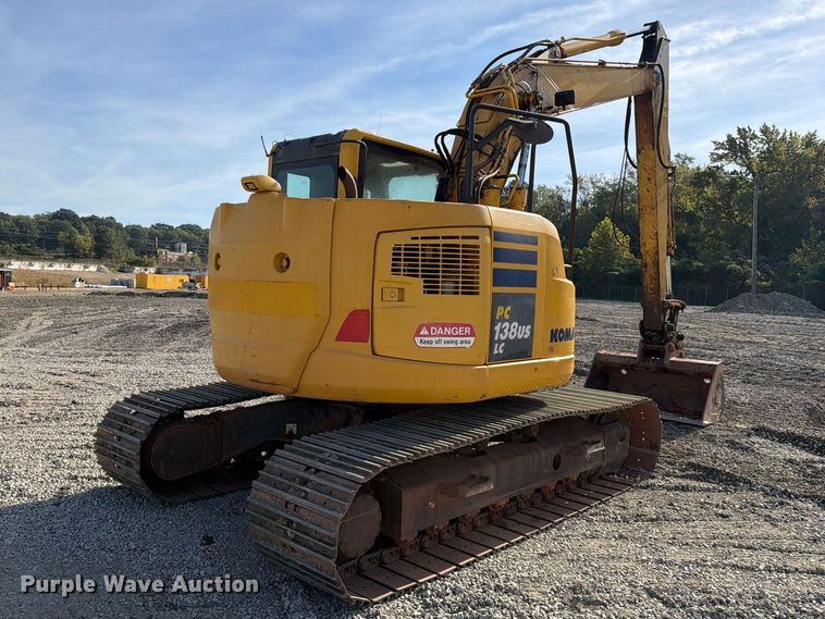 image for item DT2944 2015 Komatsu PC138USLC-10 excavator