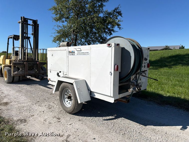 image for item DT3035 Sreco Flexible  sewer jetter trailer