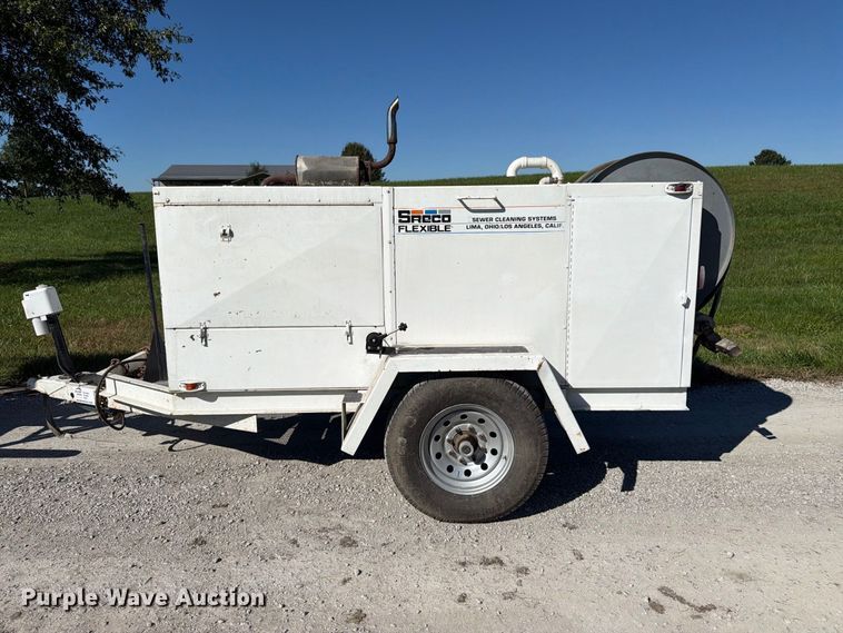 image for item DT3035 Sreco Flexible  sewer jetter trailer