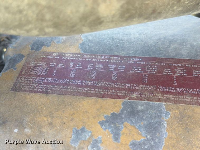 image for item DT3037 1990 Freightliner FLD dump truck