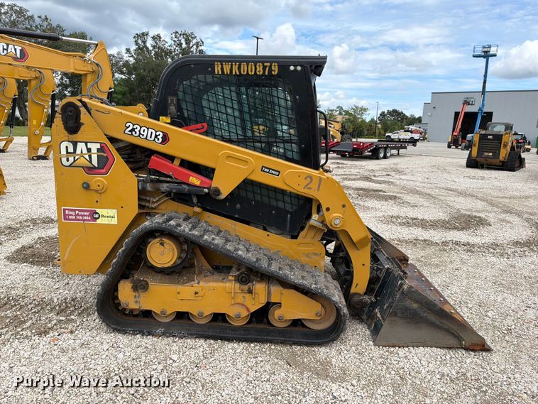 image for item DV7396 2023 Caterpillar 239D3 tracked skid steer loader