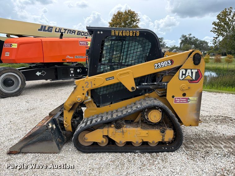 image for item DV7396 2023 Caterpillar 239D3 tracked skid steer loader