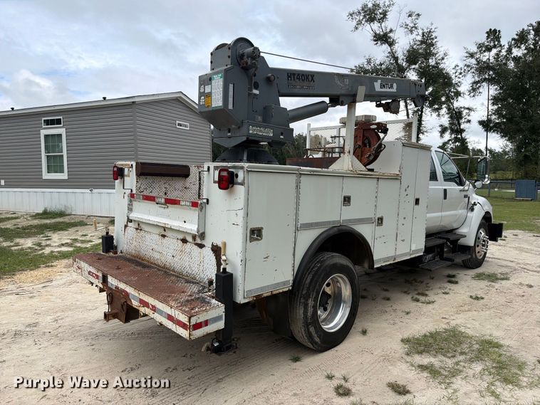 image for item DV7398 2008 Ford F650 Crew Cab utility / service truck