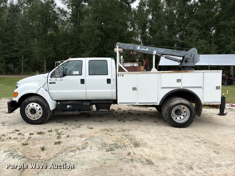 image for item DV7398 2008 Ford F650 Crew Cab utility / service truck