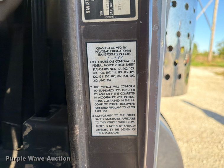 image for item DZ4937 1991 International 4900 sewer jetter truck