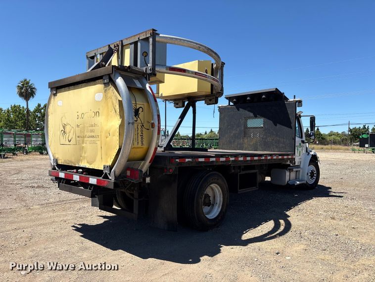 image for item EA0004 2005 Freightliner Business Class M2 flatbed truck with crash attenuator