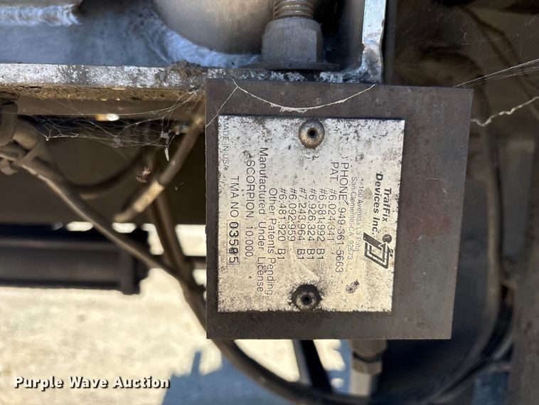image for item EA0004 2005 Freightliner Business Class M2 flatbed truck with crash attenuator