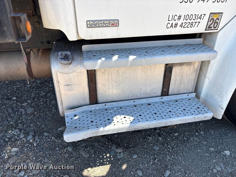 image for item EA0004 2005 Freightliner Business Class M2 flatbed truck with crash attenuator