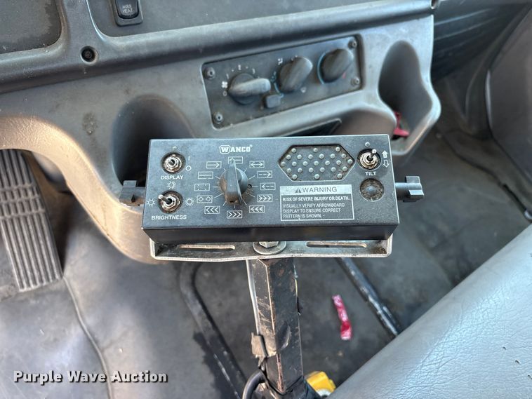 image for item EA0004 2005 Freightliner Business Class M2 flatbed truck with crash attenuator