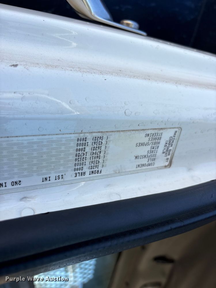image for item EA0004 2005 Freightliner Business Class M2 flatbed truck with crash attenuator