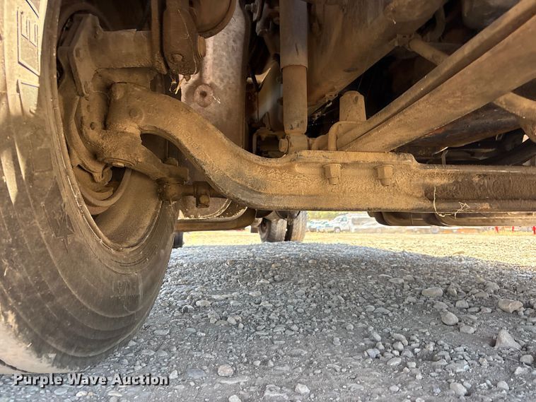 image for item EA0004 2005 Freightliner Business Class M2 flatbed truck with crash attenuator